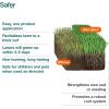 imageSafer Brand 9335SR Lawn Restore Natural Lawn Fertilizer  NonBurning Fertilizer  902 NPK  Covers up to 5000 Sq Ft20 Pounds