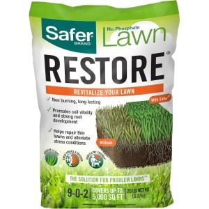 imageSafer Brand 9335SR Lawn Restore Natural Lawn Fertilizer  NonBurning Fertilizer  902 NPK  Covers up to 5000 Sq Ft20 Pounds
