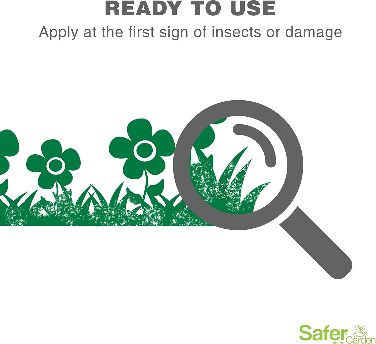 imageSafer Brand Garden SG5450 Fungicide ReadytoUse Spray  Prevents ampamp Controls Powdery Mildew Black Spot Leaf Spot ampamp Rust  OMRI Listed for Organic Gardening  24 oz