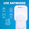 imageSafer Home Indoor PlugIn Fly Trap  SH502  Effective Fruit Fly Traps for Indoors Gnat Traps for House Indoor 400 Sq Ft Protection  Style 1 Device  2 Glue Cards2 Devices  2 Glue Cards