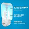 imageSafer Home Indoor PlugIn Fly Trap  SH502  Effective Fruit Fly Traps for Indoors Gnat Traps for House Indoor 400 Sq Ft Protection  Style 1 Device  2 Glue Cards2 Devices  2 Glue Cards