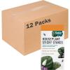 imageSafer Brand 5026 Houseplant Sticky Stake Insect Traps for Indoor Plants  Controls Fungus Gnats Whiteflies Midges Thrips Fruit Flies and Black Flies  12 Pack 84 Traps