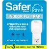 imageSafer Home Indoor Plugin Fly Trap  SH5021R5SR  Effective Fruit Fly Traps for Indoors Gnat Traps for House Indoor 400 Sq Ft Protection  Style 1 Device  5 Glue Cards1 Device  5 Glue Cards