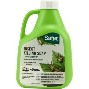 imageSafer 51186 Insect Killing Soap Concentrate  Insecticidal Soap for Plants  Kills Aphids Whiteflies Thrips Spider Mites and More  OMRI Listed for Organic Use