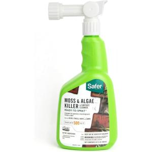 imageSafer Brand 53246 Moss and Algae Killer and Surface Cleaner 32 oz Hose Sprayer32oz Hose Spray
