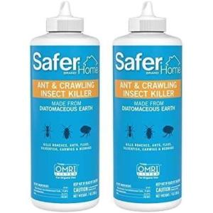 imageSafer Home SH5168 Ant ampamp Crawling Insect Killer Diatomaceous Earth7 Ounce Pack of 2