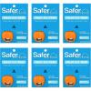 imageSafer Brand Home SH500 Indoor Fruit Fly Trap  ReadytoUse NonStaining No synthetic Insecticides6 Traps