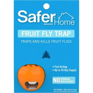 imageSafer Brand Home SH500 Indoor Fruit Fly Trap  ReadytoUse NonStaining No synthetic Insecticides1 Trap