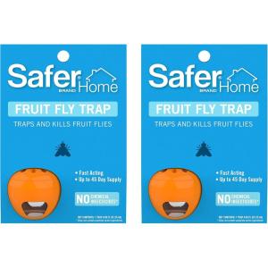 imageSafer Brand Home SH500 Indoor Fruit Fly Trap  ReadytoUse NonStaining No synthetic Insecticides2 Traps