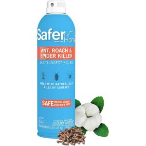 imageSafer Home SH111 Indoor Ant Roach Spider Fly Silverfish ampamp Flea Killer Aerosol Spray  CFC Free Aerosol Made with Natural Oils  1325 oz