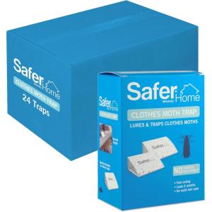 imageSafer Brand Clothes Moth Traps  24 Total Traps24 Traps