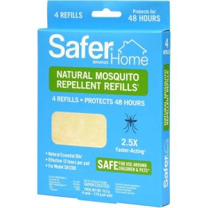 imageSafer Home SH1200R4R Natural Mosquito Repellent Refills  4 Refills Pads Included